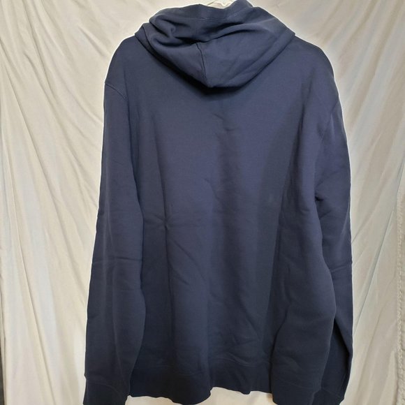 Levis Hoodie Adult XXL Navy White Spellout New - Picture 4 of 5
